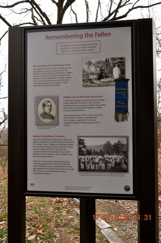 Remembering the Fallen Marker. Click for full size. Remembering the Fallen Marker image. Click for full size.