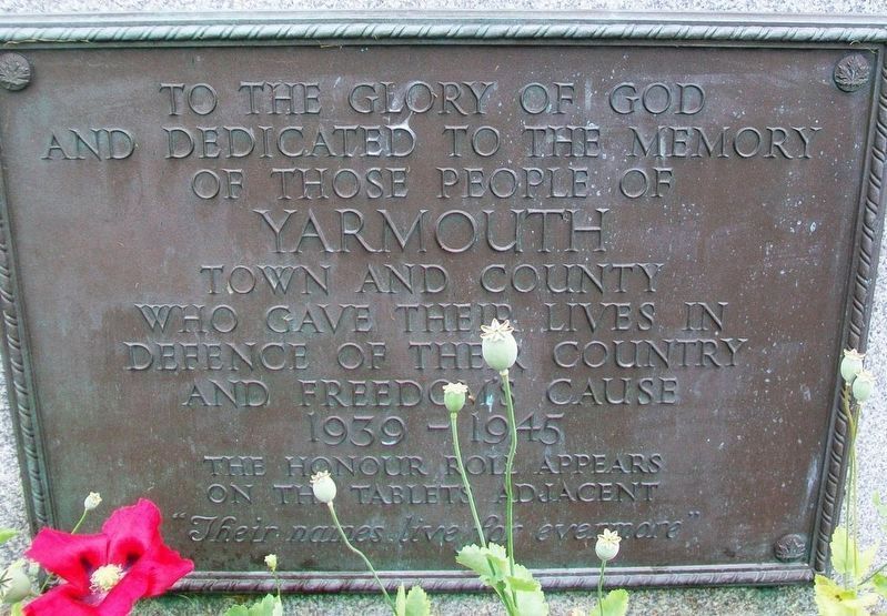 War Memorial Marker image. Click for full size.