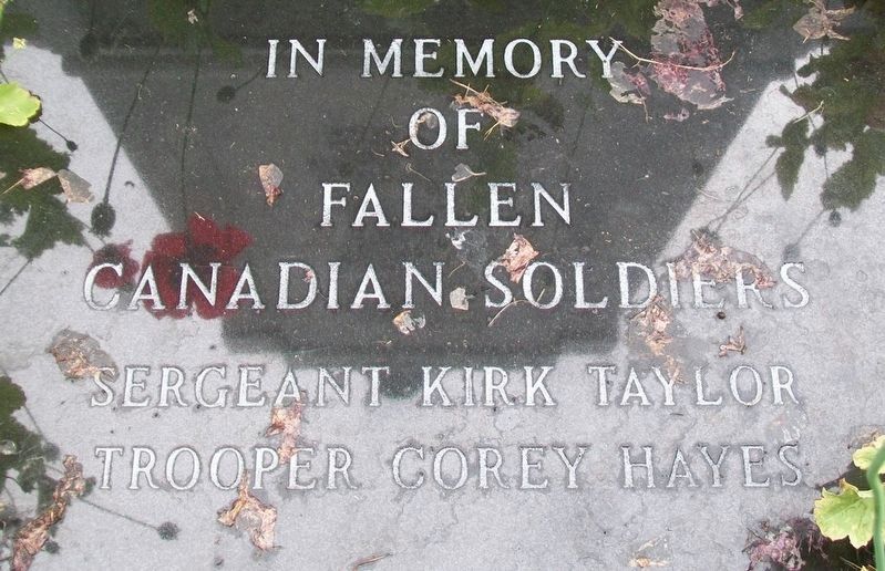 War Memorial Afghanistan War Honored Dead image. Click for full size.
