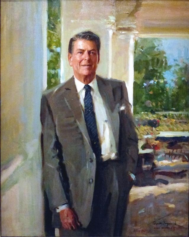 Ronald Reagan<br>1911-2004 image. Click for full size.