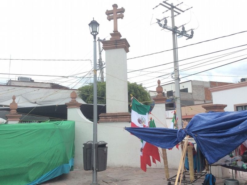 The reverse of the column of The History of Santa Rosa Jáuregui Marker. Click for full size. The reverse of the column of The History of Santa Rosa Jáuregui Marker image. Click for full size.