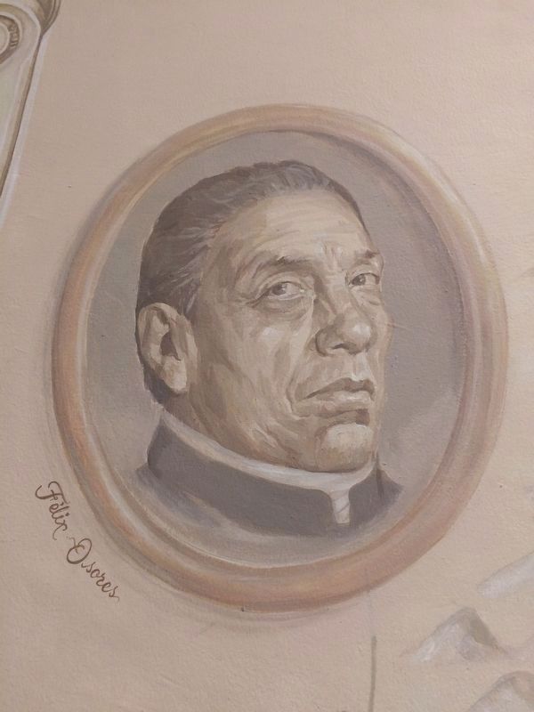 Félix Nabor Osores, from a mural at the Museum of the Conspiration in Querétaro.. Click for full size. Félix Nabor Osores, from a mural at the Museum of the Conspiration in Querétaro. image. Click for full size.