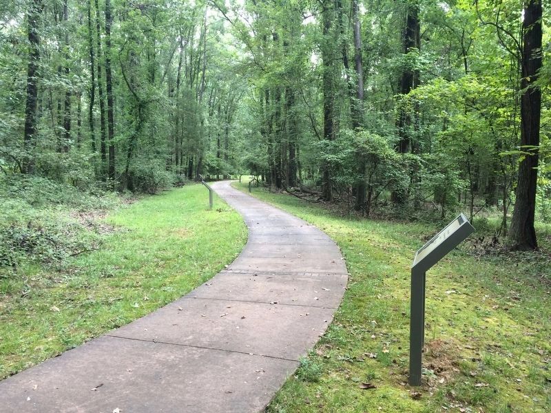 Trail of quotes near this marker.. Click for full size. Trail of quotes near this marker. image. Click for full size.
