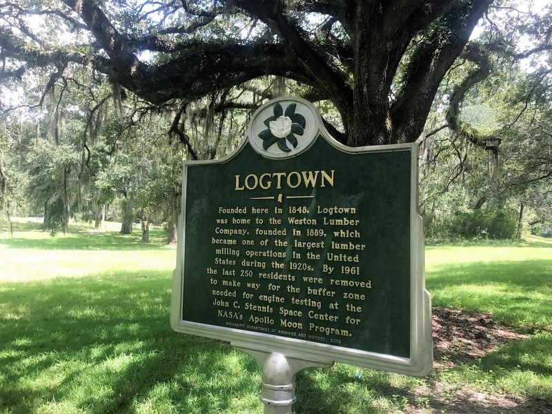 Logtown Marker image. Click for full size.