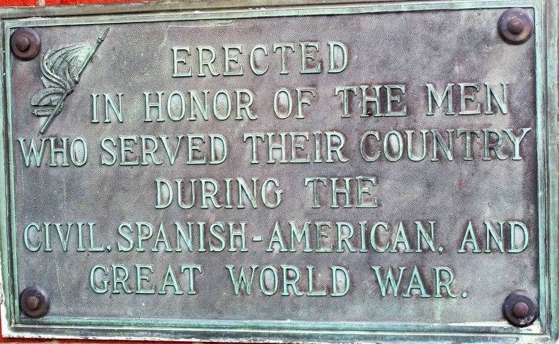 College Corner Veterans Memorial Marker image. Click for full size.