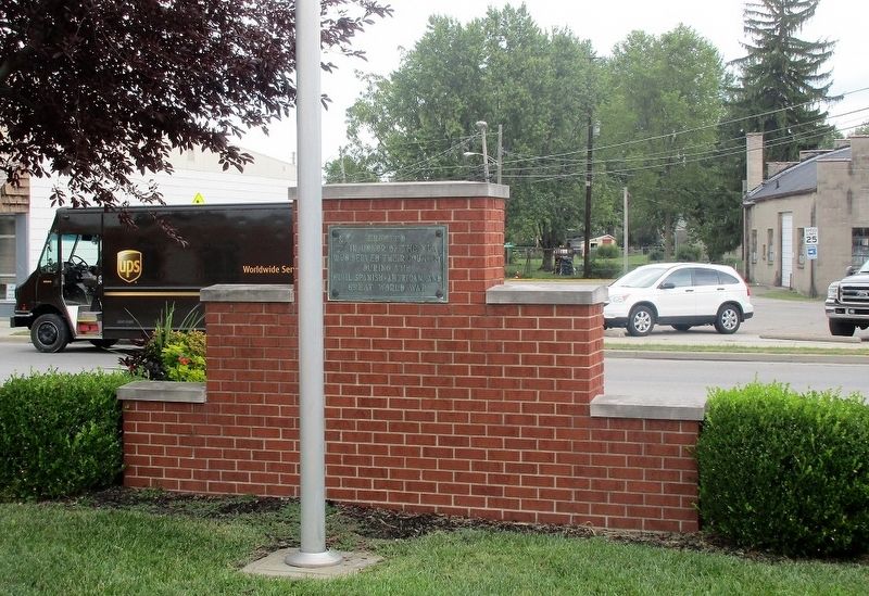 College Corner Veterans Memorial Marker image. Click for full size.