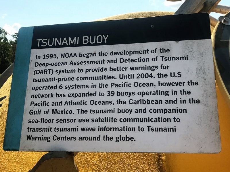 Tsunami Buoy Marker. Click for full size. Tsunami Buoy Marker image. Click for full size.