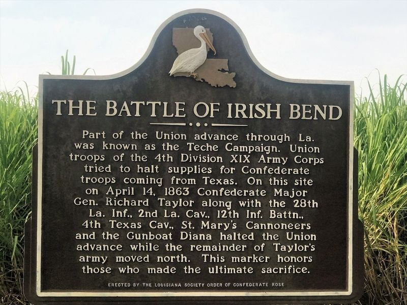 The Battle of Irish Bend Marker image. Click for full size.