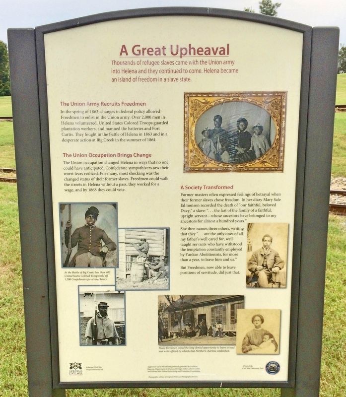 A Great Upheaval Marker image. Click for full size.