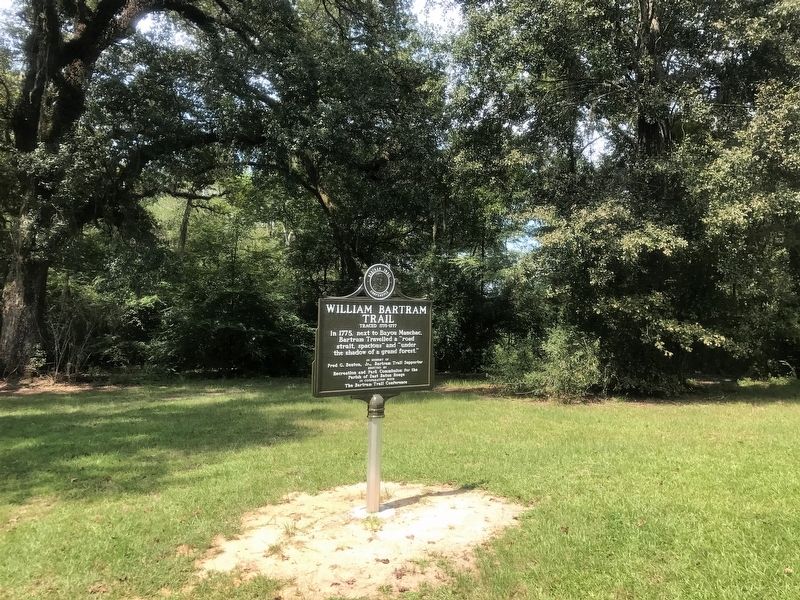 William Bartram Trail Marker. Click for full size. William Bartram Trail Marker image. Click for full size.