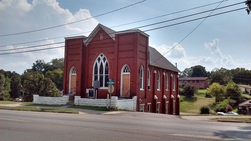 First United Presbyterian Church Marker. Click for full size. First United Presbyterian Church Marker image. Click for full size.