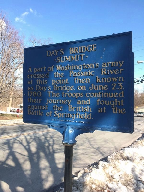 Day's Bridge Summit Marker image. Click for full size.