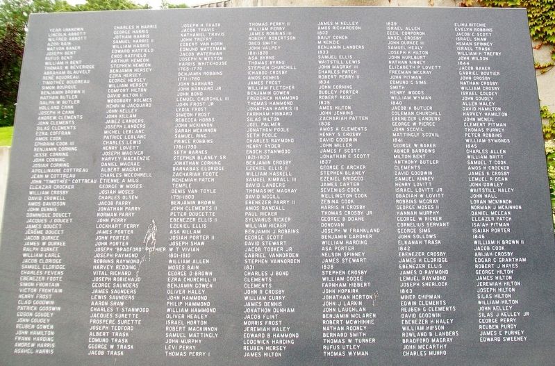 Lost to the Sea Memorial Panel 01. Click for full size. Lost to the Sea Memorial Panel 01 image. Click for full size.