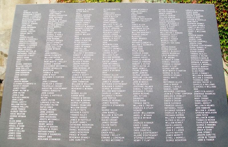Lost to the Sea Memorial Panel 02. Click for full size. Lost to the Sea Memorial Panel 02 image. Click for full size.