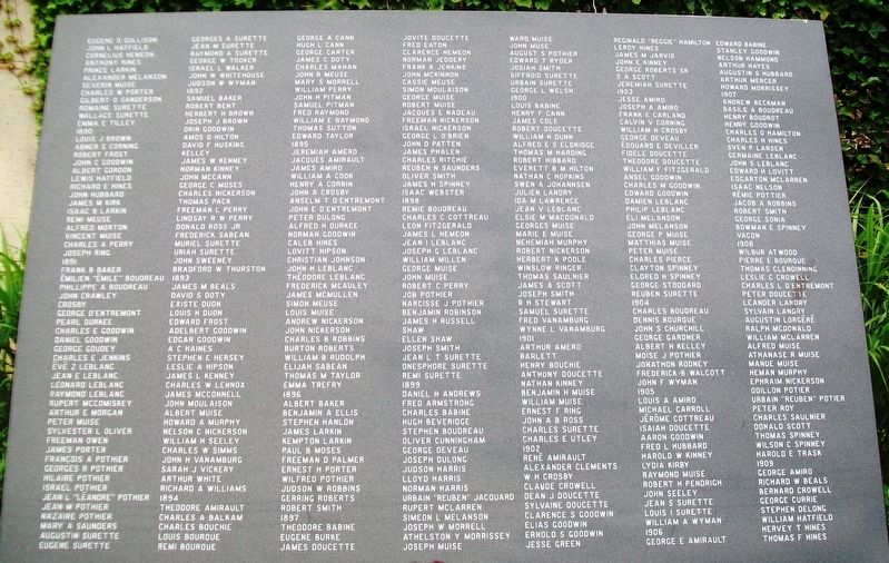 Lost to the Sea Memorial Panel 05 image. Click for full size.