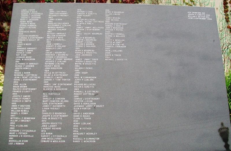 Lost to the Sea Memorial Panel 07. Click for full size. Lost to the Sea Memorial Panel 07 image. Click for full size.