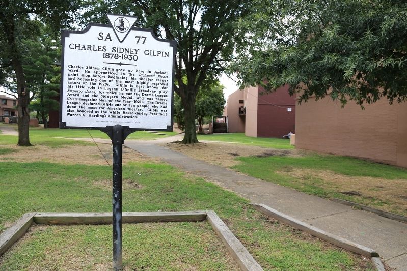 Charles Sidney Gilpin Marker image. Click for full size.