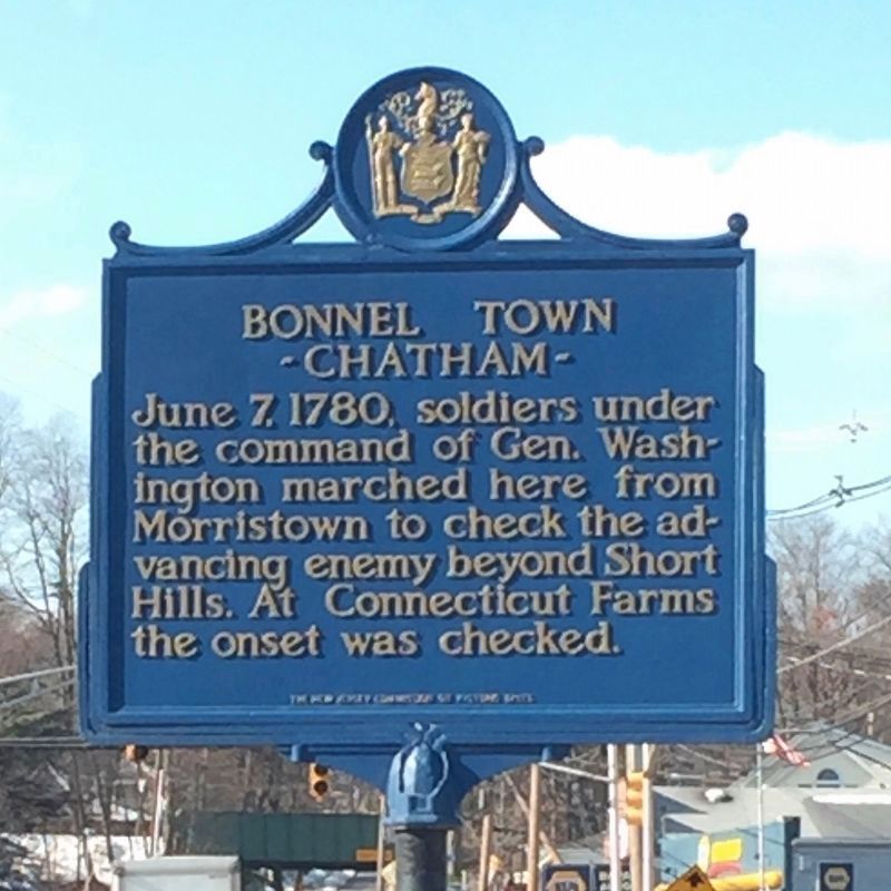 Bonnel Town - Chatham Marker image. Click for full size.
