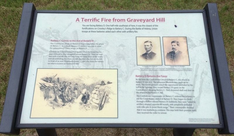 A Terrific Fire From Graveyard Hill Marker image. Click for full size.