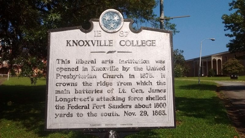 Knoxville College Marker image. Click for full size.