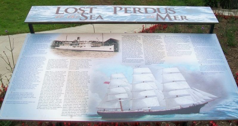 Lost to the Sea / Perdus en Mer Marker image. Click for full size.