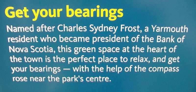 Frost Park Marker Excerpt image. Click for full size.