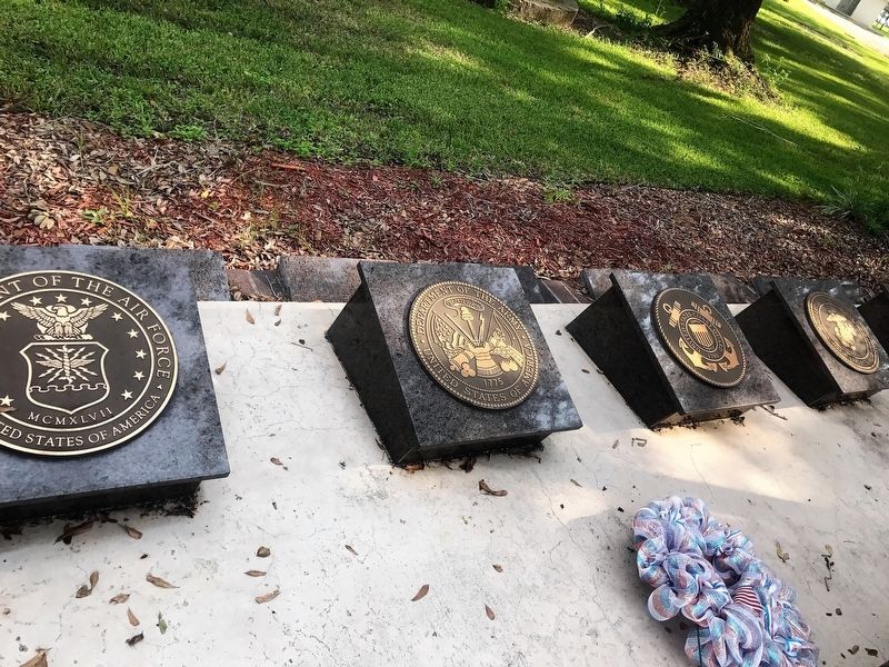 Chitimacha Veterans' Monument Marker. Click for full size. Chitimacha Veterans' Monument Marker image. Click for full size.