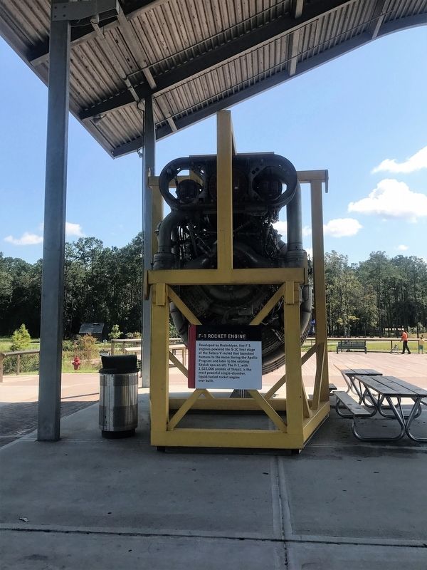 F-1 Rocket Engine Marker. Click for full size. F-1 Rocket Engine Marker image. Click for full size.