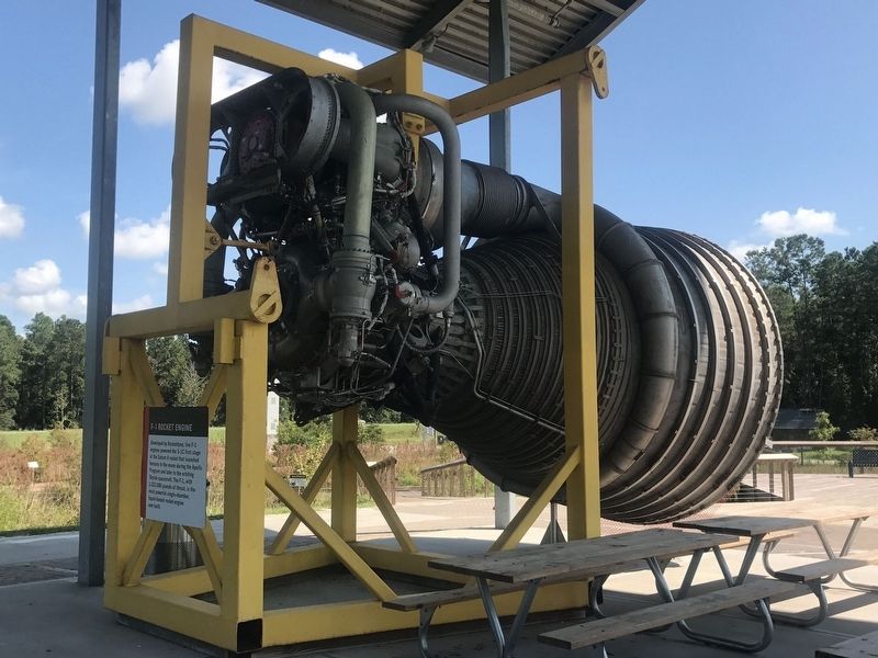 F-1 Rocket Engine Marker. Click for full size. F-1 Rocket Engine Marker image. Click for full size.
