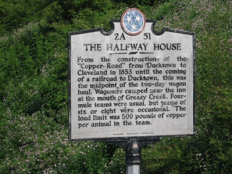 The Halfway House Marker image. Click for full size.
