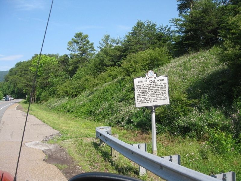 The Halfway House Marker. Click for full size. The Halfway House Marker image. Click for full size.
