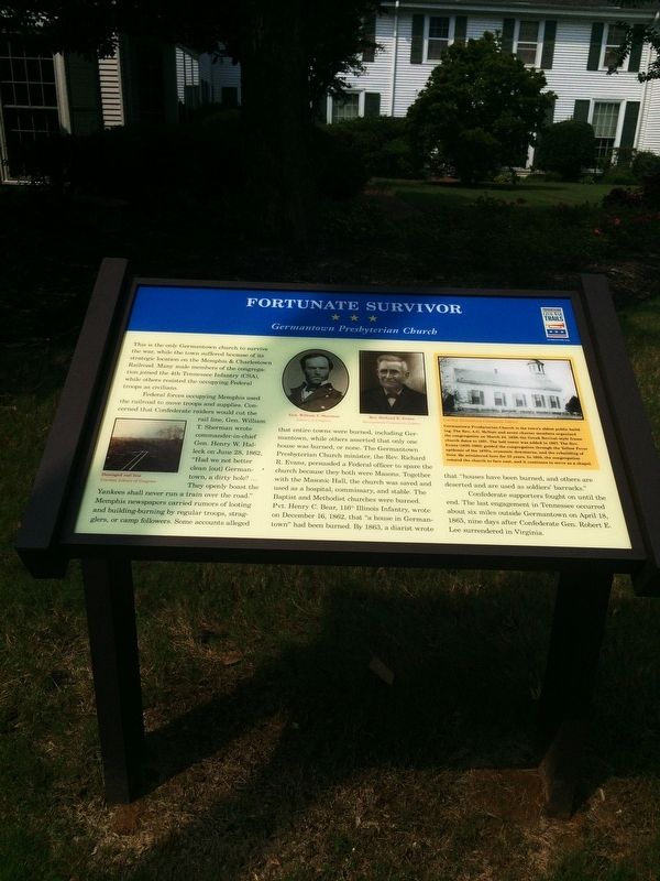 Fortunate Survivor Marker. Click for full size. Fortunate Survivor Marker image. Click for full size.