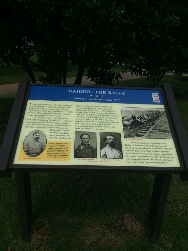 Raiding the Rails Marker. Click for full size. Raiding the Rails Marker image. Click for full size.