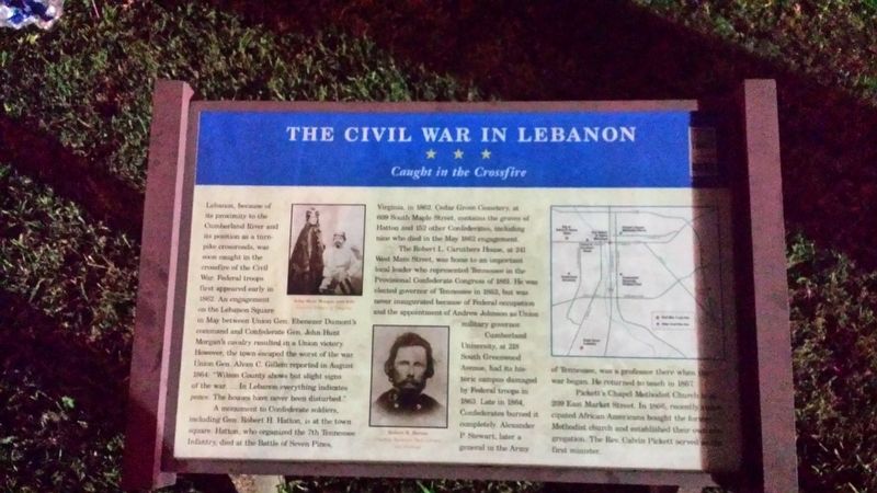 The Civil War In Lebanon Marker image. Click for full size.