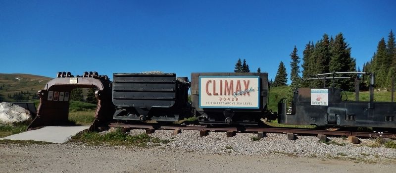 Climax Historical Marker Park Entrance image. Click for full size.
