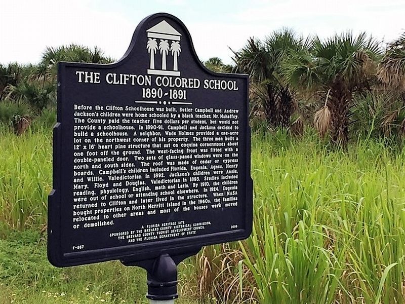 Clifton Colored School Marker image. Click for full size.