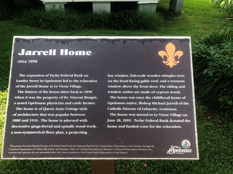 Jarrell Home Marker image. Click for full size.