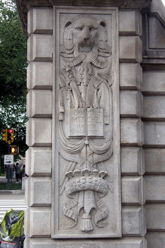 Ancillary memorial at Engineers Gate. Click for full size. Ancillary memorial at Engineers Gate image. Click for full size.