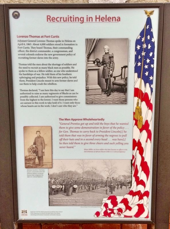 Recruiting in Helena Marker. Click for full size. Recruiting in Helena Marker image. Click for full size.