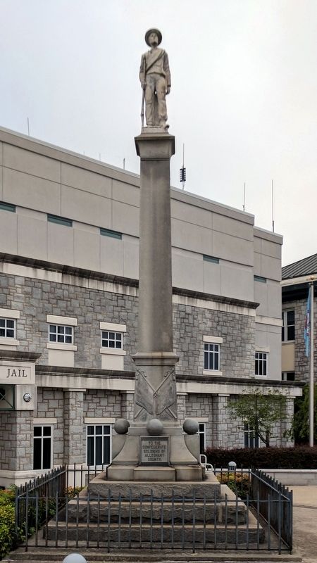 Alleghany County Confederate Soldiers Monument. Click for full size. Alleghany County Confederate Soldiers Monument image. Click for full size.