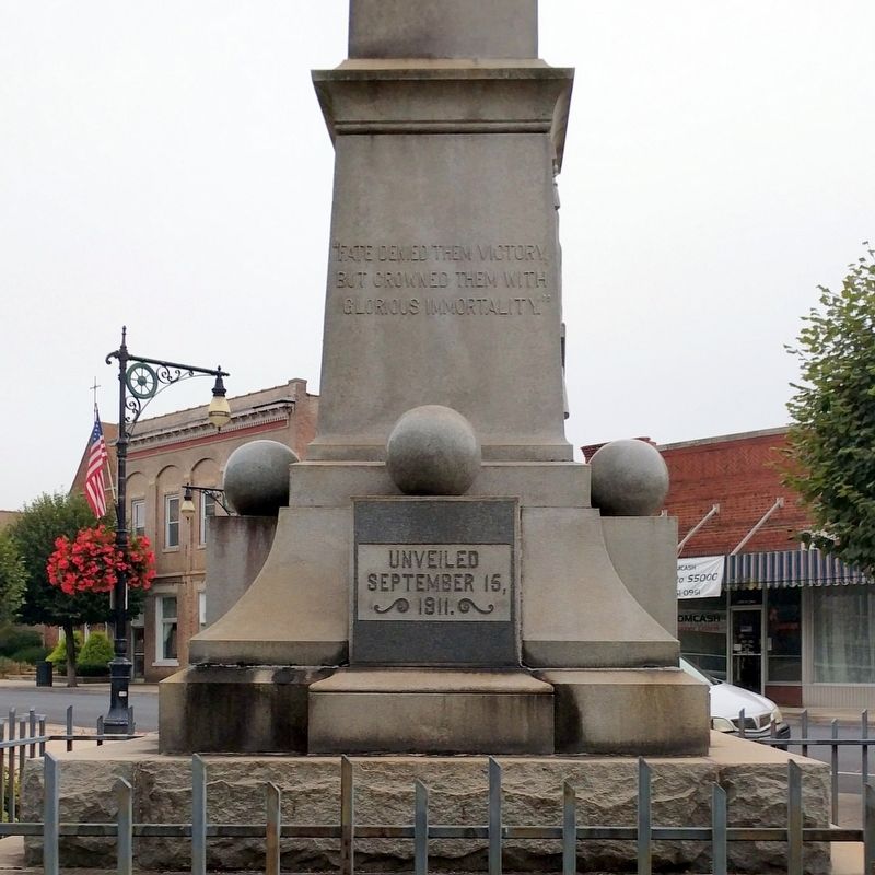 Alleghany County Confederate Soldiers Monument. Click for full size. Alleghany County Confederate Soldiers Monument image. Click for full size.