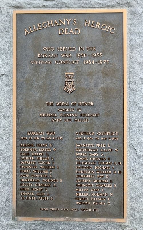 Alleghany's Heroic Dead image. Click for full size.