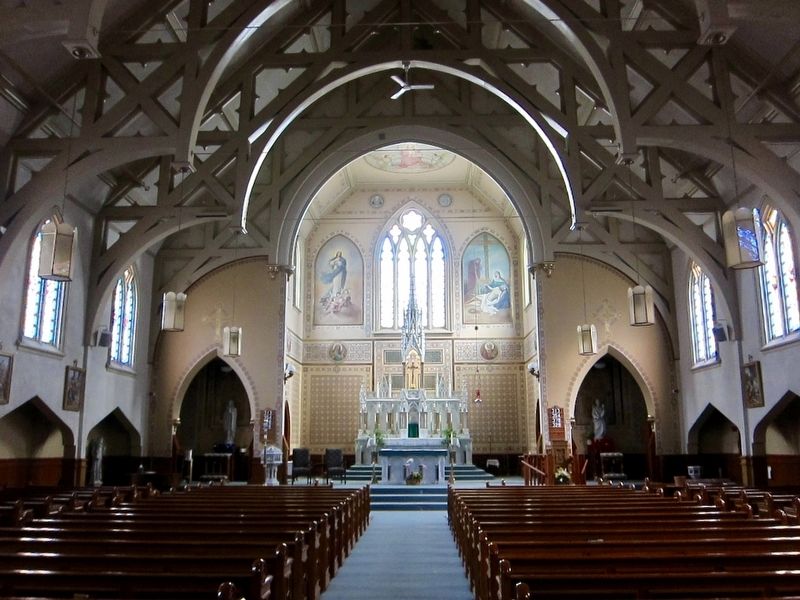 St. Bernard Catholic Church Interior. Click for full size. St. Bernard Catholic Church Interior image. Click for full size.