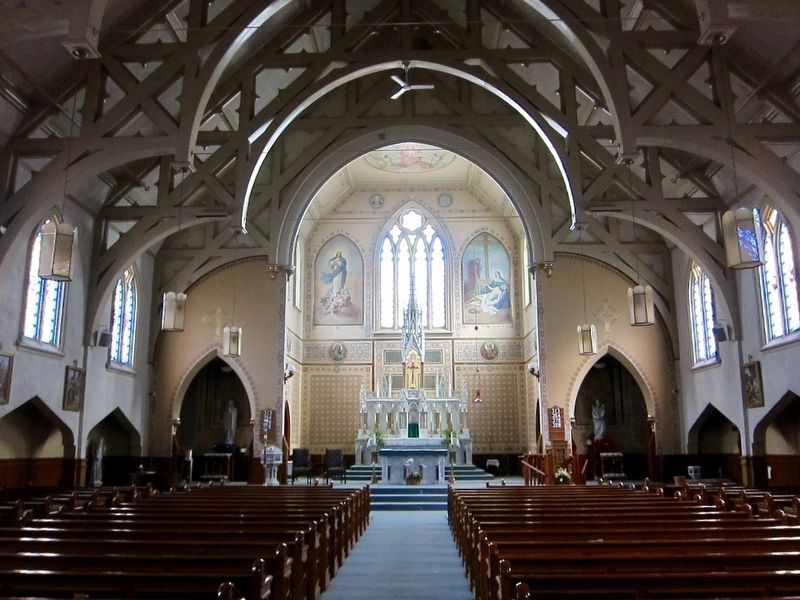 St. Bernard Catholic Church Interior image. Click for full size.