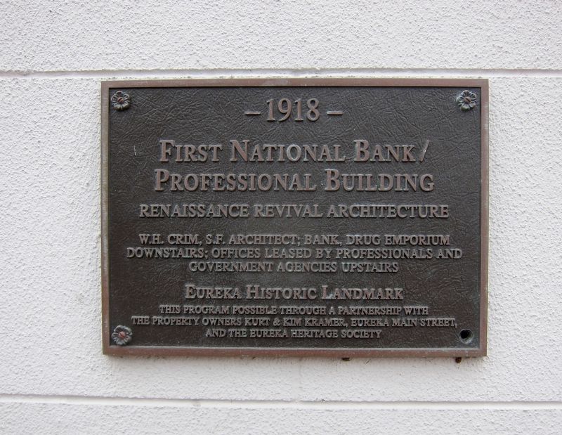 First National Bank/Professional Building (1918) Marker image. Click for full size.