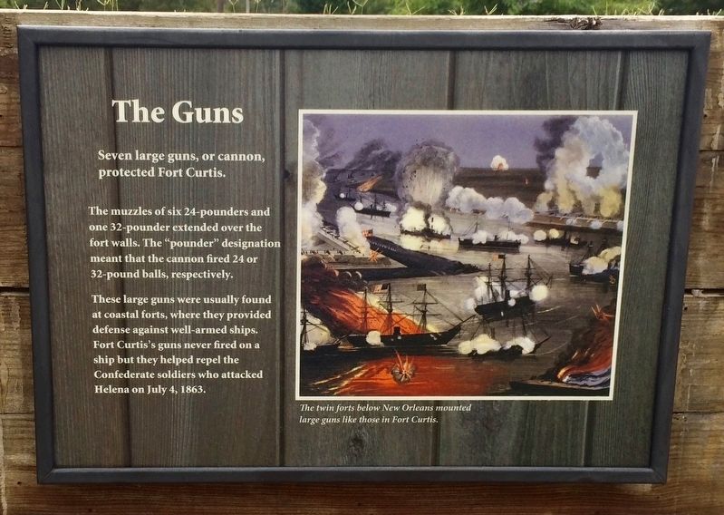 About the guns of Fort Curtis.. Click for full size. About the guns of Fort Curtis. image. Click for full size.