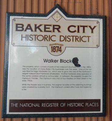 Walker Block Marker image. Click for full size.