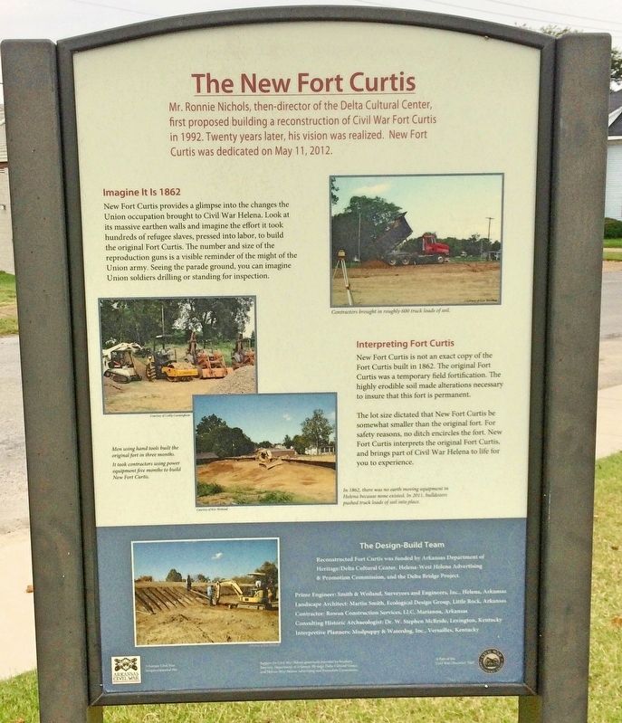 The New Fort Curtis Marker image. Click for full size.