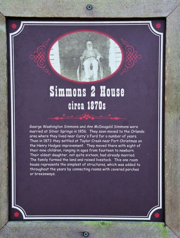 Simmons 2 House Marker image. Click for full size.
