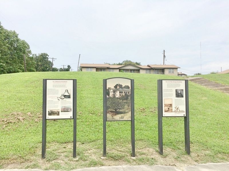 The Civil War Brings Hardship Marker on right. image. Click for full size.